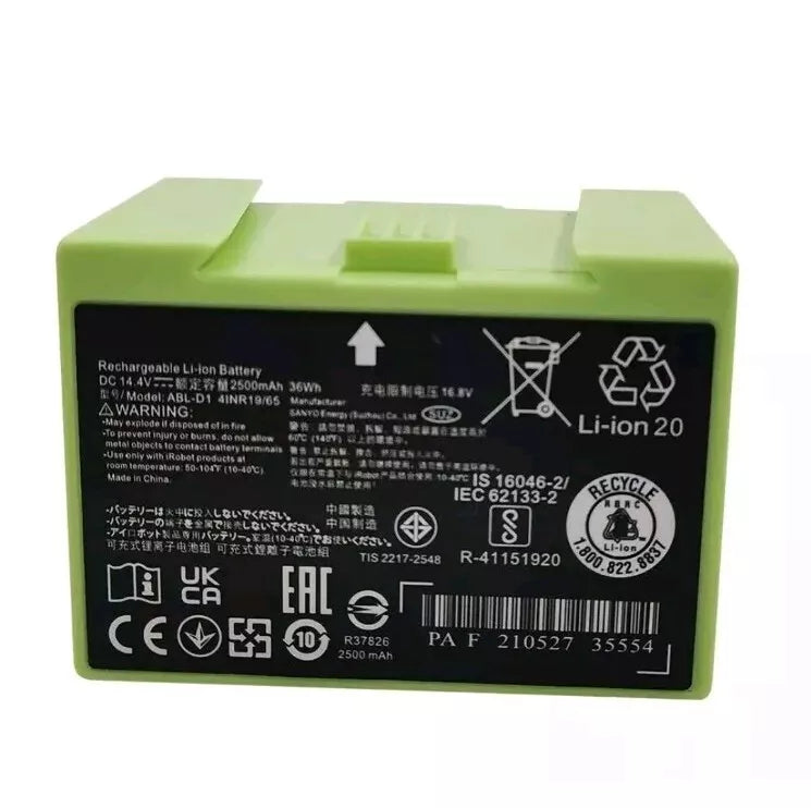 New Compatible iRobot Roomba e5 e6 i1 i2 i3 i4 i5 i6 i7+ i8+ j5+ J6+ J7+ Battery ABL-D1 Roomba