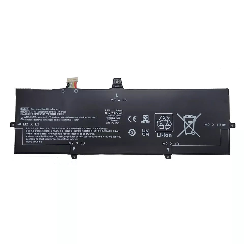 New Compatible HP Elitebook X360 1030 G3 Battery 56.2WH HSTNN-UB7L L02478-855 BM04XL HP