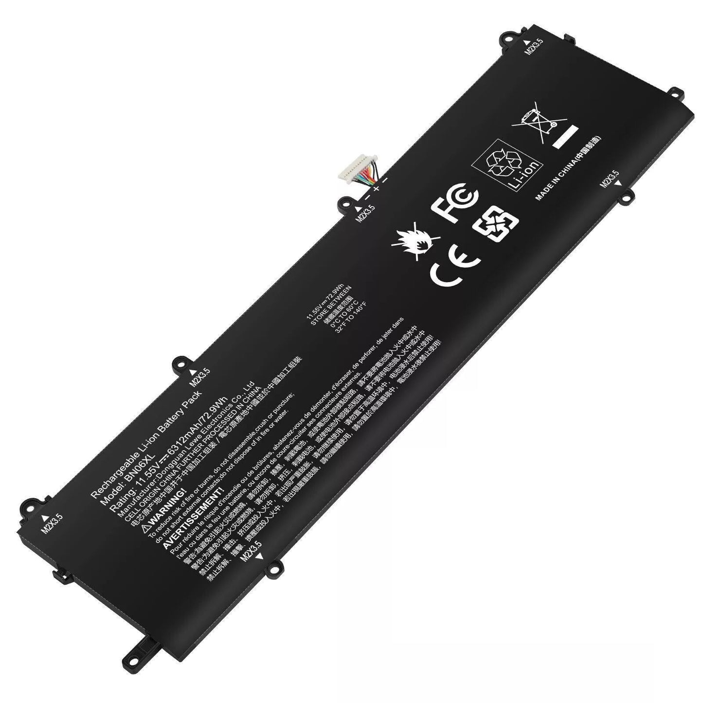 New Compatible HP X360 15-EB 72Wh 3.16Ah Battery L68299-005 BN06XL