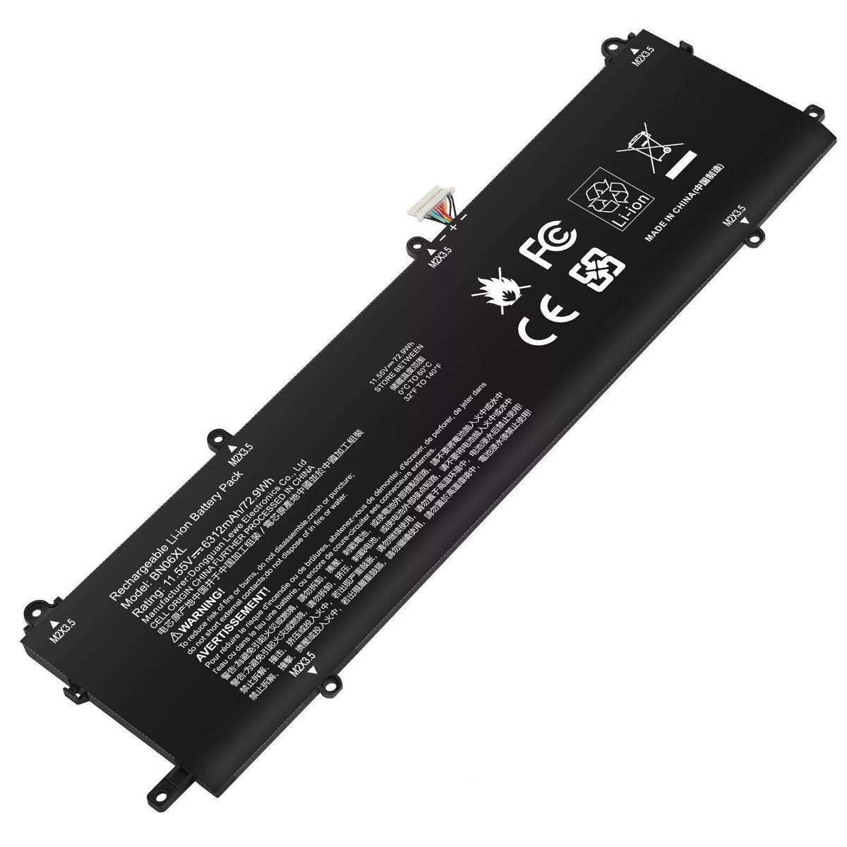 New Compatible HP X360 15-EB 72Wh 3.16Ah Battery L68299-005 BN06XL HP