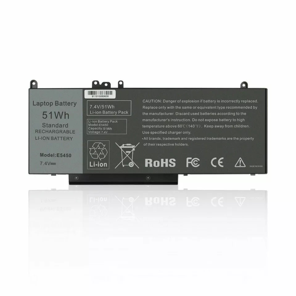 New Compatible Dell Latitude E5270 E5450 E5470 E5550 Battery 51Wh G5M10 8V5GX Dell