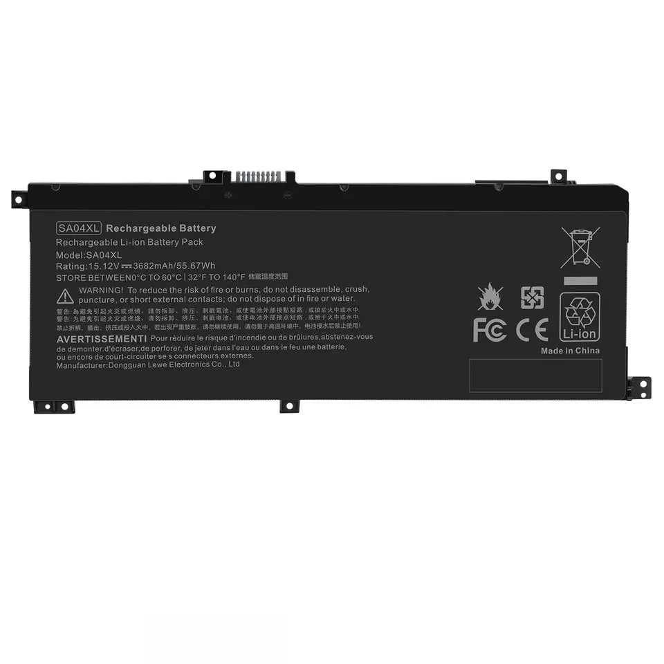 New Compatible HP ENVY X360 15-DR 15-DS Series Battery SA04XL L43248-AC2 L43267-005 HP