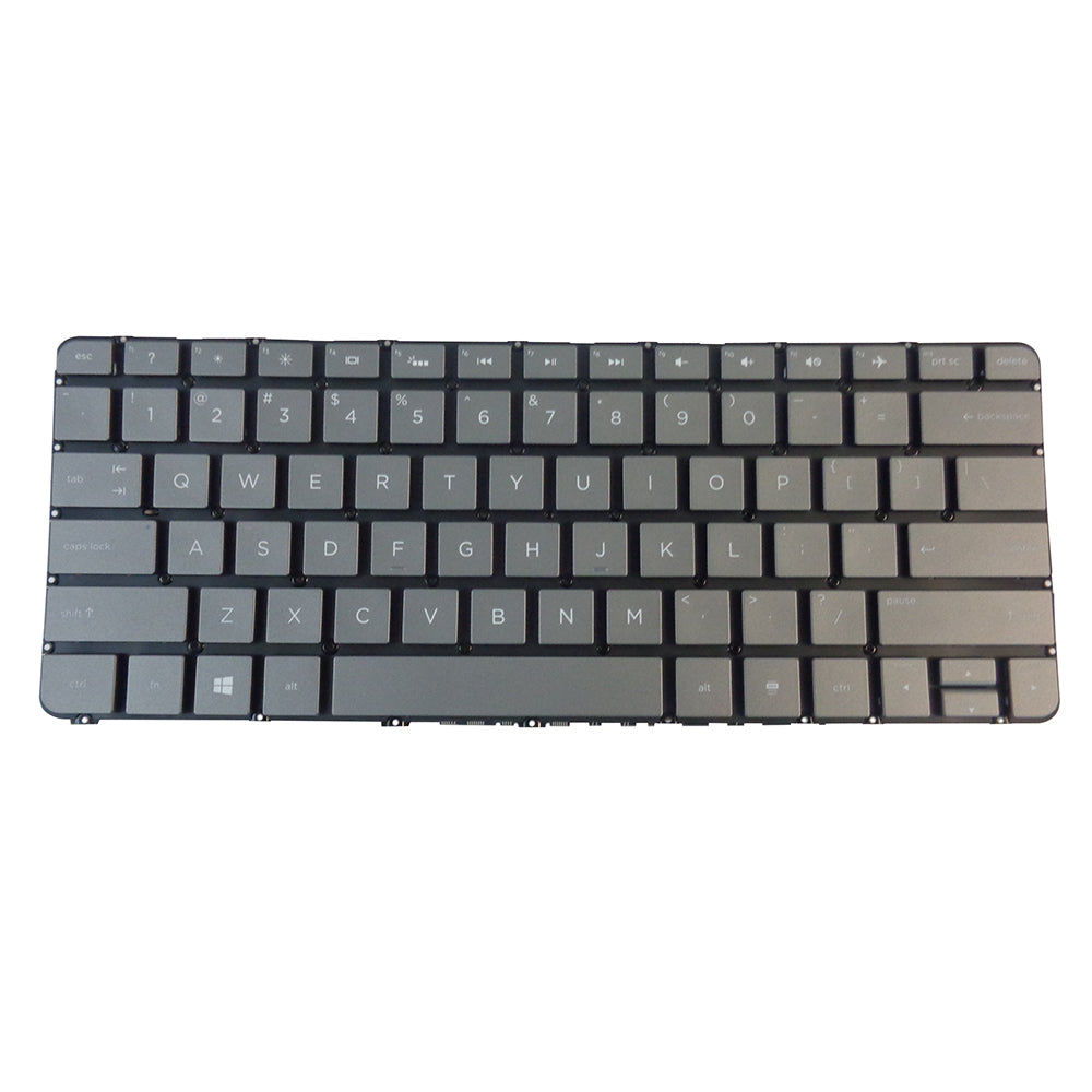 New HP Spectre 13-4000 13T-4000 Silver Backlit Keyboard 806500-001
