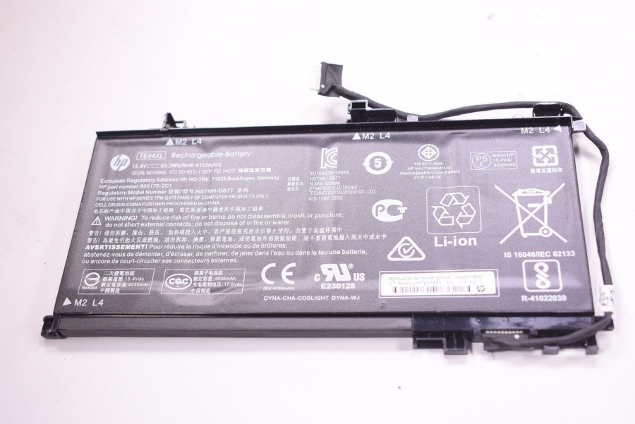 New TE04XL Hp Laptop 15.4 V 63.3 Wh 4112 Mah Battery HP