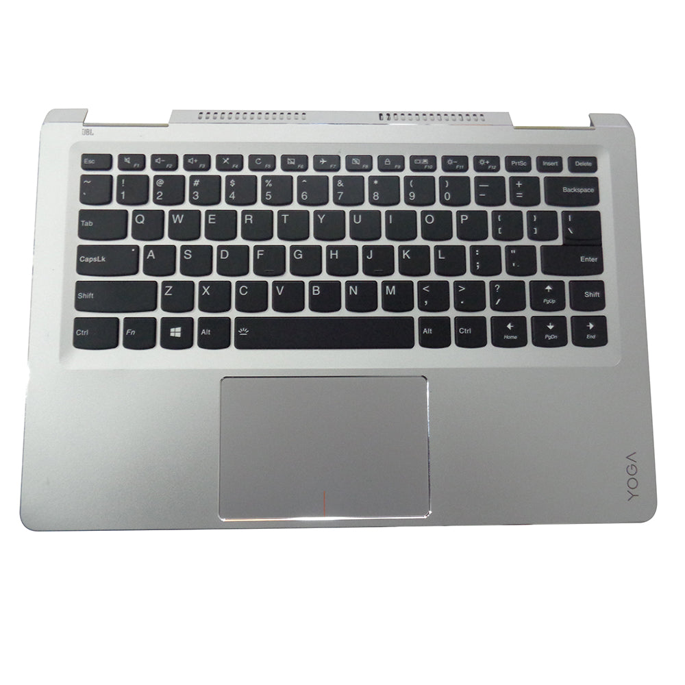 New Lenovo Yoga 710-14IKB 710-14ISK Silver Palmrest Backlit Keyboard & Touchpad