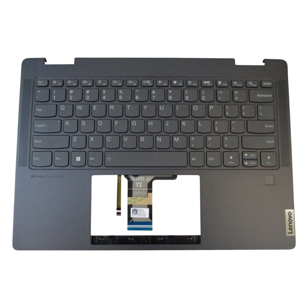 New Lenovo Yoga 7 14IRL8 82YL Palmrest w/ Backlit Keyboard 5CB1L40794
