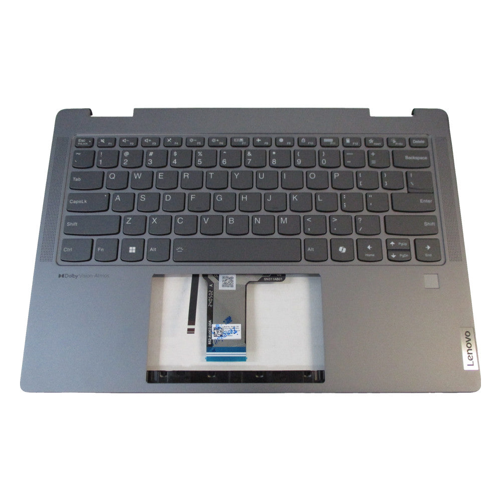 New Lenovo Yoga 7 2-in-1 14AHP9 83DK Palmrest w/ Backlit Keyboard 5CB1N96877