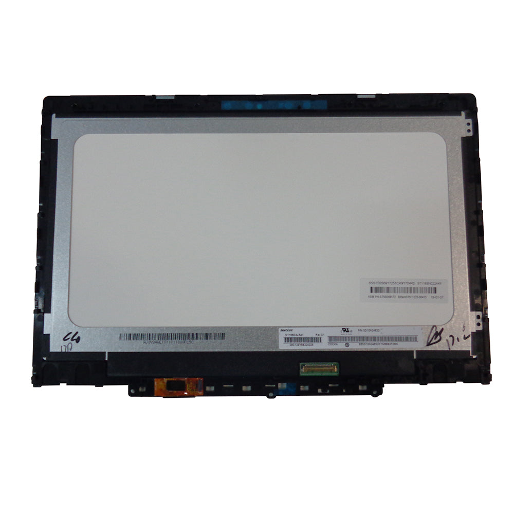 New Lenovo 300e Chromebook 2nd Gen MTK (81QC) Lcd Touch Screen w/ Bezel 5D10T95195