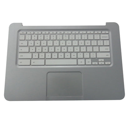New HP Chromebook 14 G1 14-Q Silver Palmrest Keyboard & Touchpad 740172-001