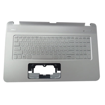New Genuine HP ENVY 17-K 17T-K M7-K Silver Palmrest & Backlit Keyboard 774556-001