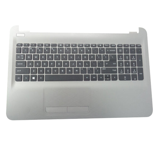 New HP 15-AC 15-AF Silver Palmrest US Keyboard & Touchpad 813975-001