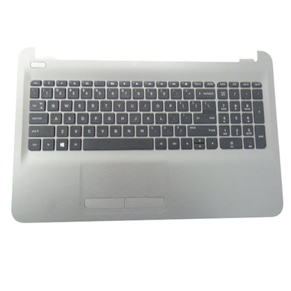 New HP 15-AC 15-AF Silver Palmrest US Keyboard & Touchpad 813975-001