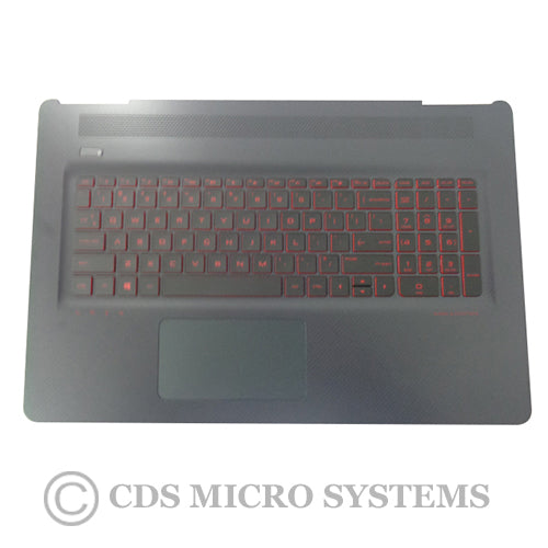 New Genuine HP Omen 17-W Laptop Palmrest Keyboard & Touchpad 862972-001