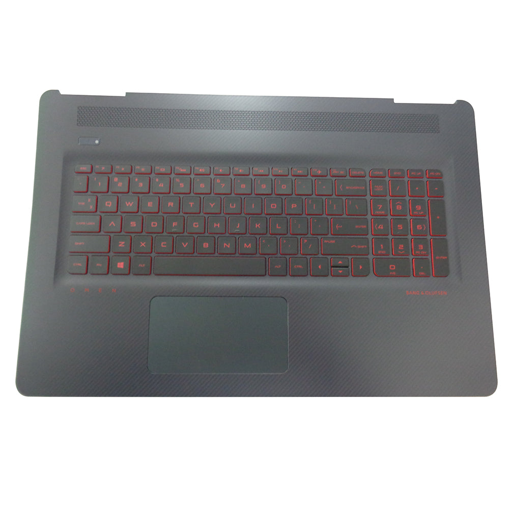 New Genuine HP Omen 17-W 17T-W Palmrest Backlit Keyboard & Touchpad 862973-001