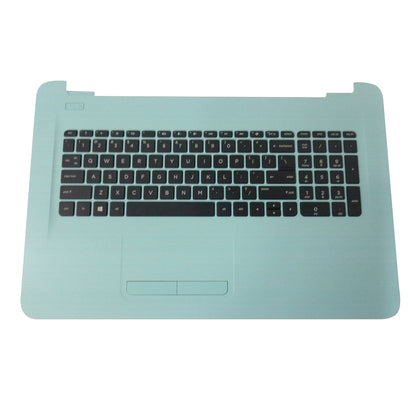 New Genuine HP 17-X 17-Y Palmrest Keyboard & Touchpad - Minty Green - 908043-001