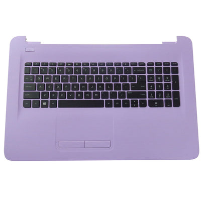 New Genuine HP 17-X 17-Y Soft Lilac Palmrest Keyboard & Touchpad 908045-001
