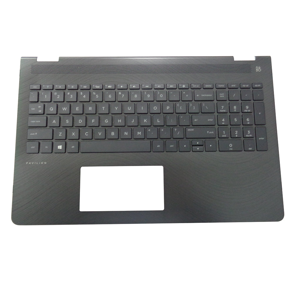 New Genuine HP Pavilion X360 15-BR 15T-BR Palmrest w/ Keyboard 924525-001