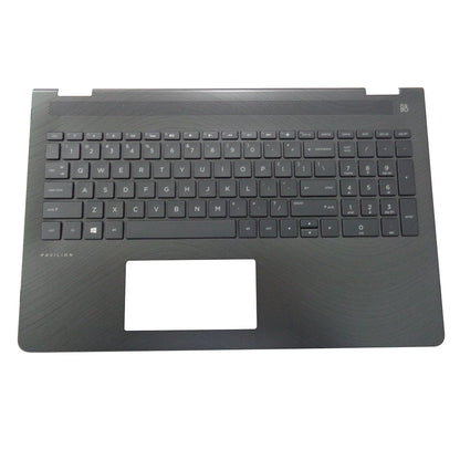New Genuine HP Pavilion X360 15-BR 15T-BR Palmrest w/ Keyboard 924525-001