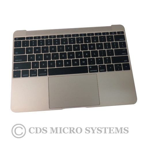 New Gold Palmrest Keyboard & Touchpad 613-01195-A For MacBook A1534 2015 12"