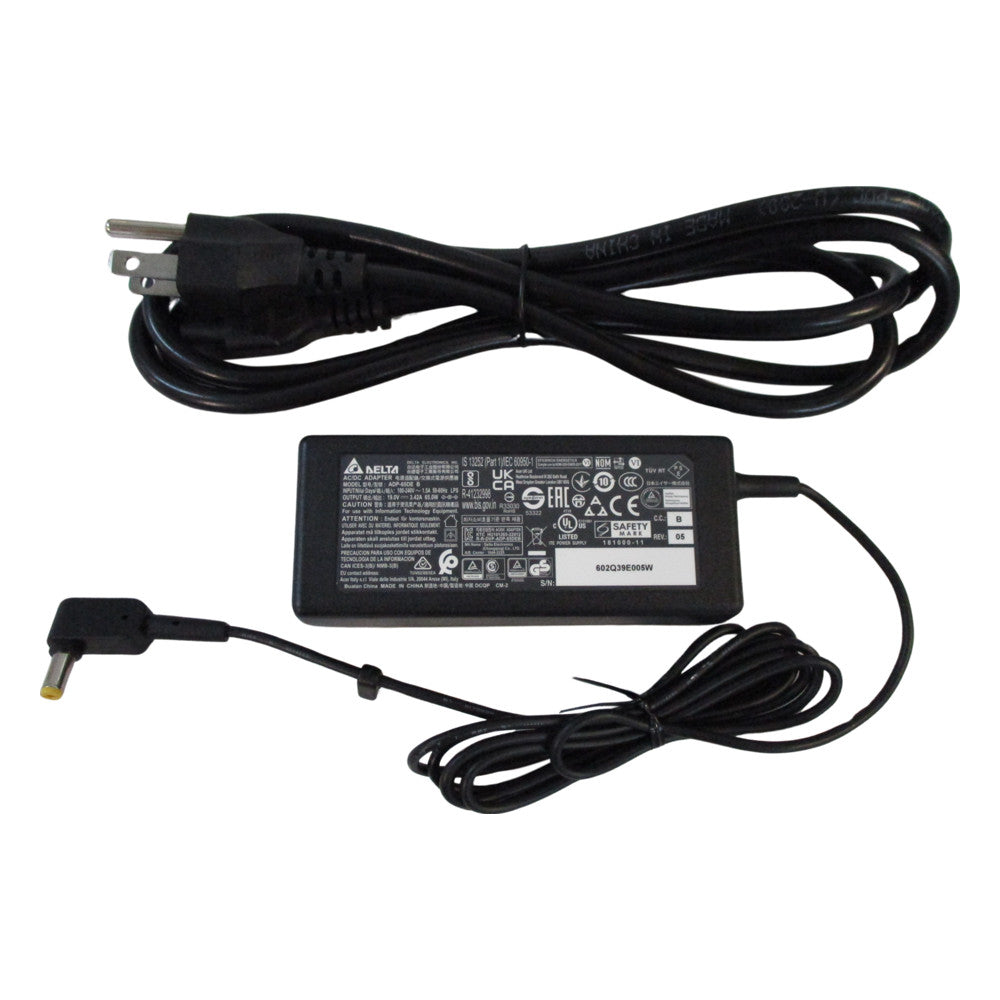 New Gateway 65 Watt Laptop Ac Adapter Charger PA-1650-86AW