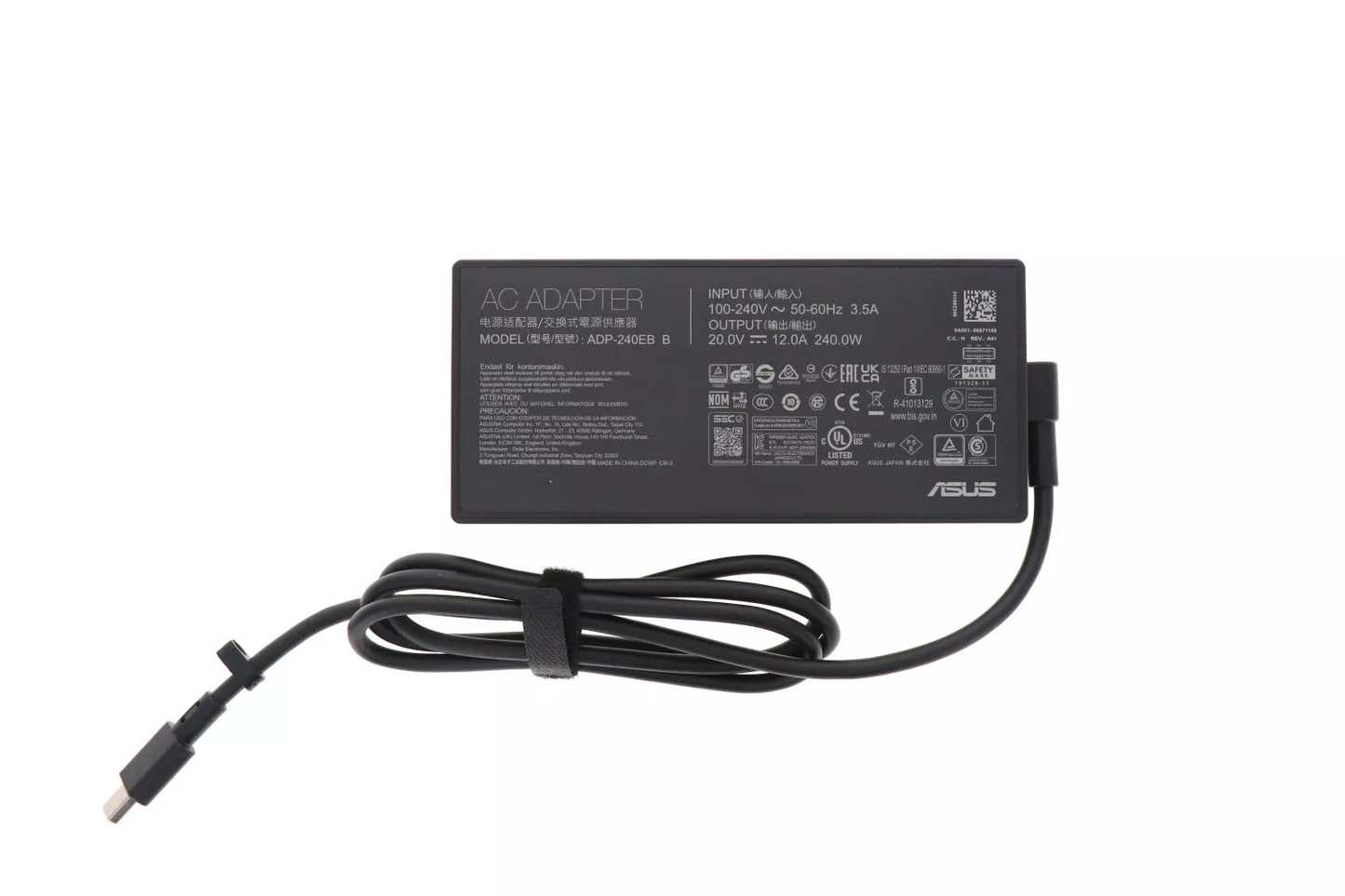 Asus ROG Zephyrus G16 (2025) GU605 240W Original Laptop Adapter – Back View