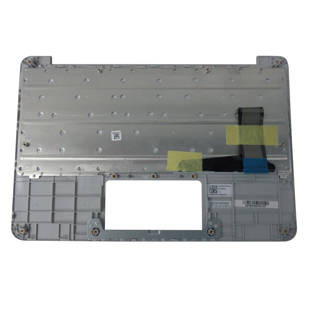 New Asus Chromebook C202SA Silver Palmrest w/ Keyboard 90NX00Y1-R30120
