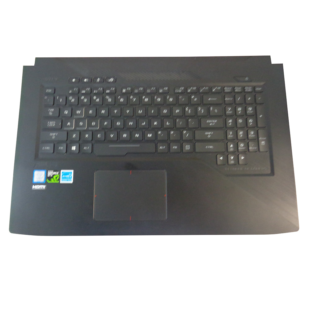 New Asus ROG Strix GL703 Palmrest w/ Backlit Keyboard 90NB0GL1-R31US0