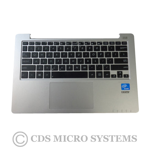 New Asus X201E Laptop Silver Palmrest Keyboard & Touchpad