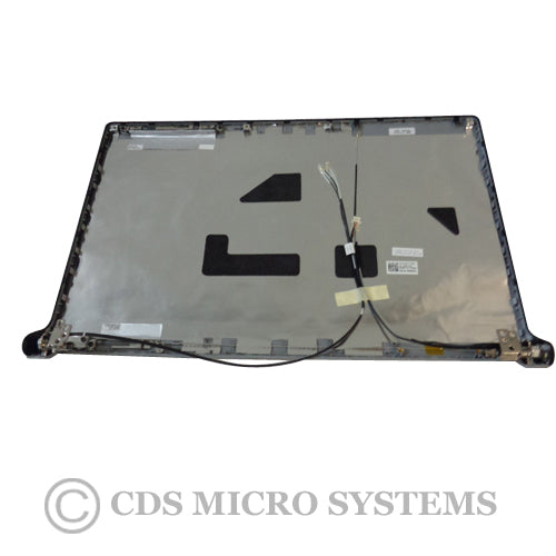 New Dell Studio 1555 1557 1558 Silver Lcd Back Cover Power Button & Hinges DHDP5