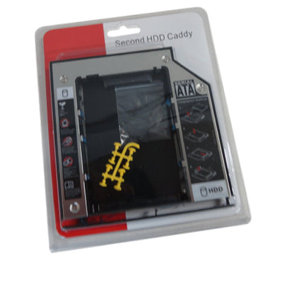 New Universal DVD Opitcal Bay 2nd Sata Hard Drive Caddy 12.7mm