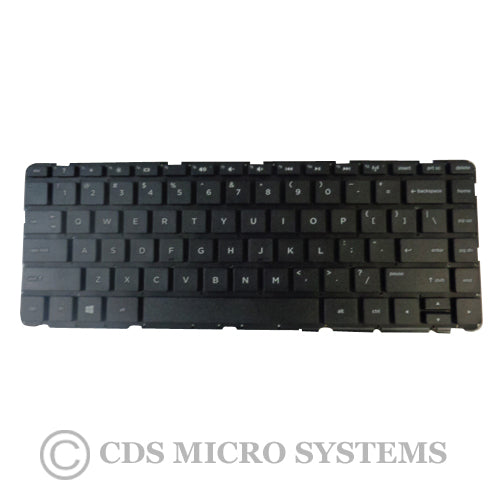 New US Black Notebook Keyboard for HP Pavilion 14-N Laptops - No Frame