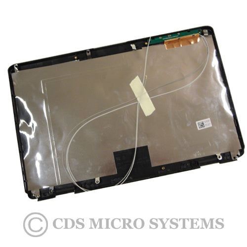 New Dell Inspiron 1545 Black Laptop Lcd Back Cover & Hinges J454M