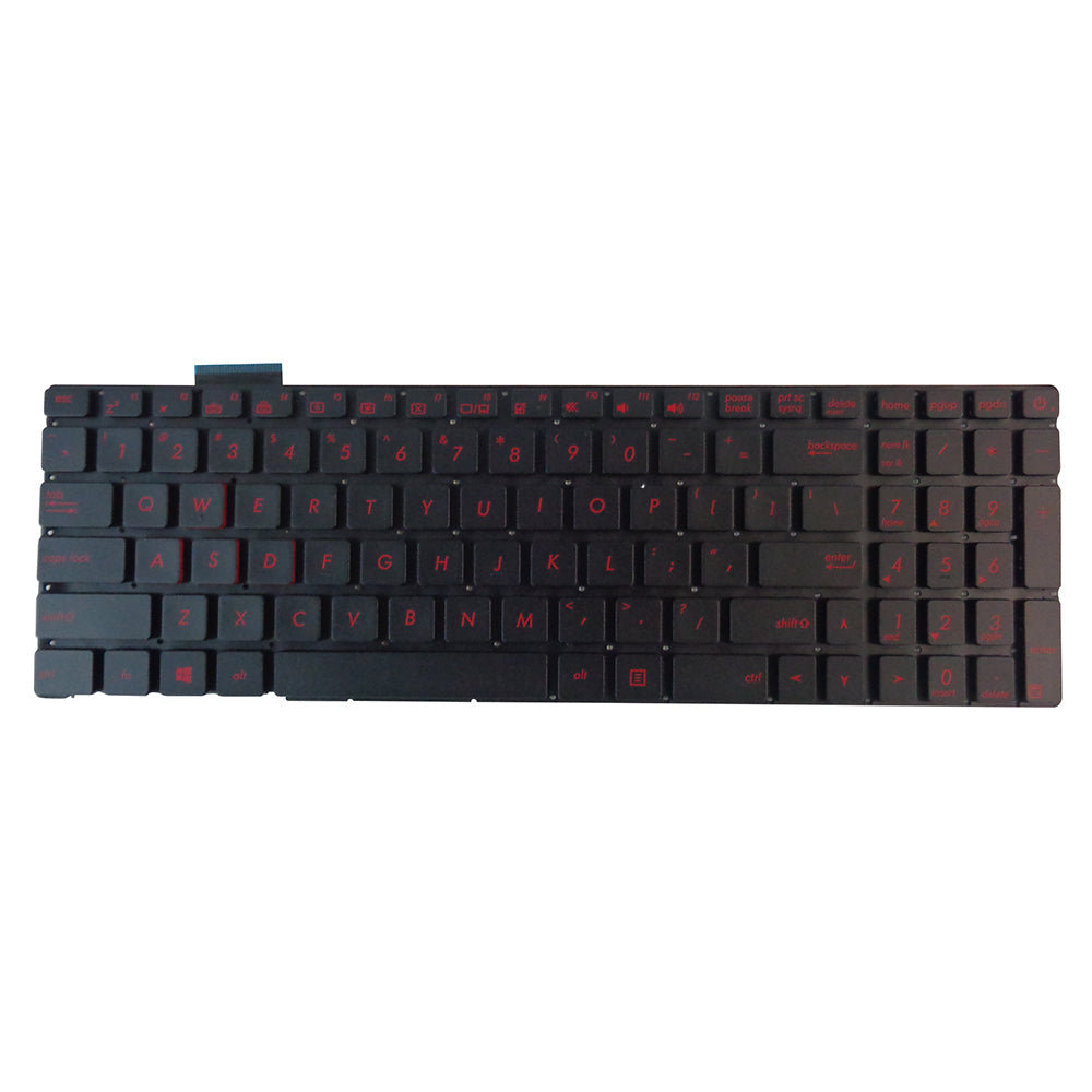 New Asus N551J G551J GL771J Backlit US Keyboard Black w/ Red Keys