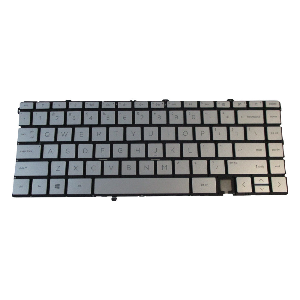 New Silver Backlit Keyboard for HP ENVY 13-AY Laptops