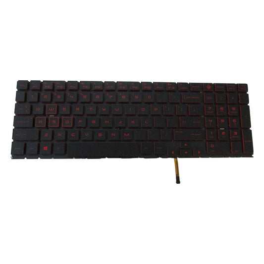 New Backlit Keyboard For HP Omen 15-DC 15T-DC Laptops - Red Version