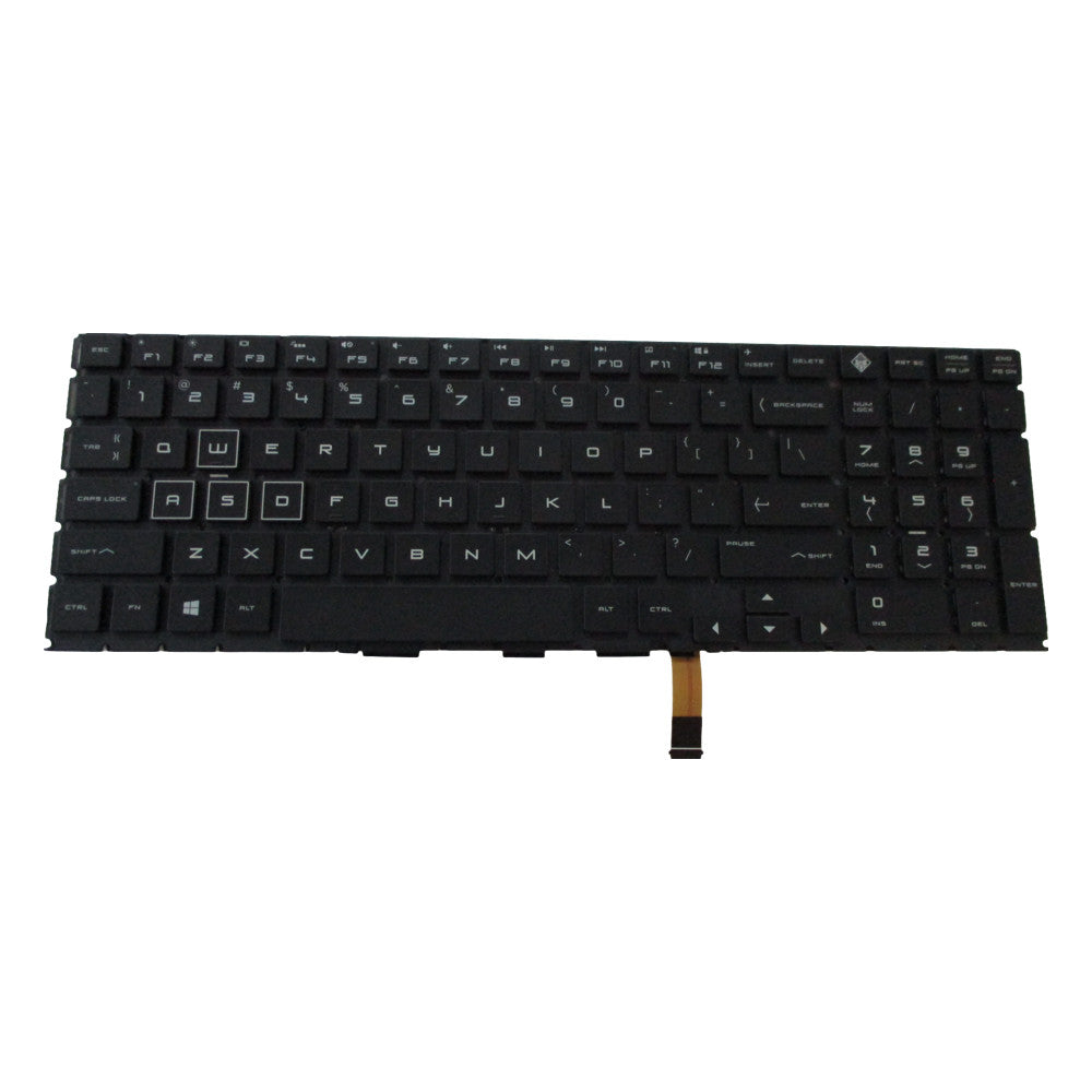 New Backlit Keyboard For HP Omen 15-DC 15T-DC Laptops - White Version
