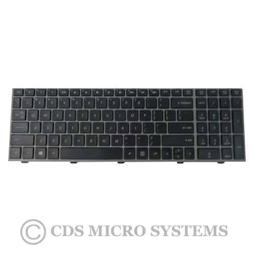 New Keyboard w/ Silver Frame for HP ProBook 4540S 4545S 4740S 4745S Laptops