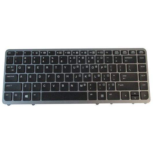New Backlit Keyboard for HP EliteBook 840 G1 G2 850 G1 G2 Silver Frame No Pointer