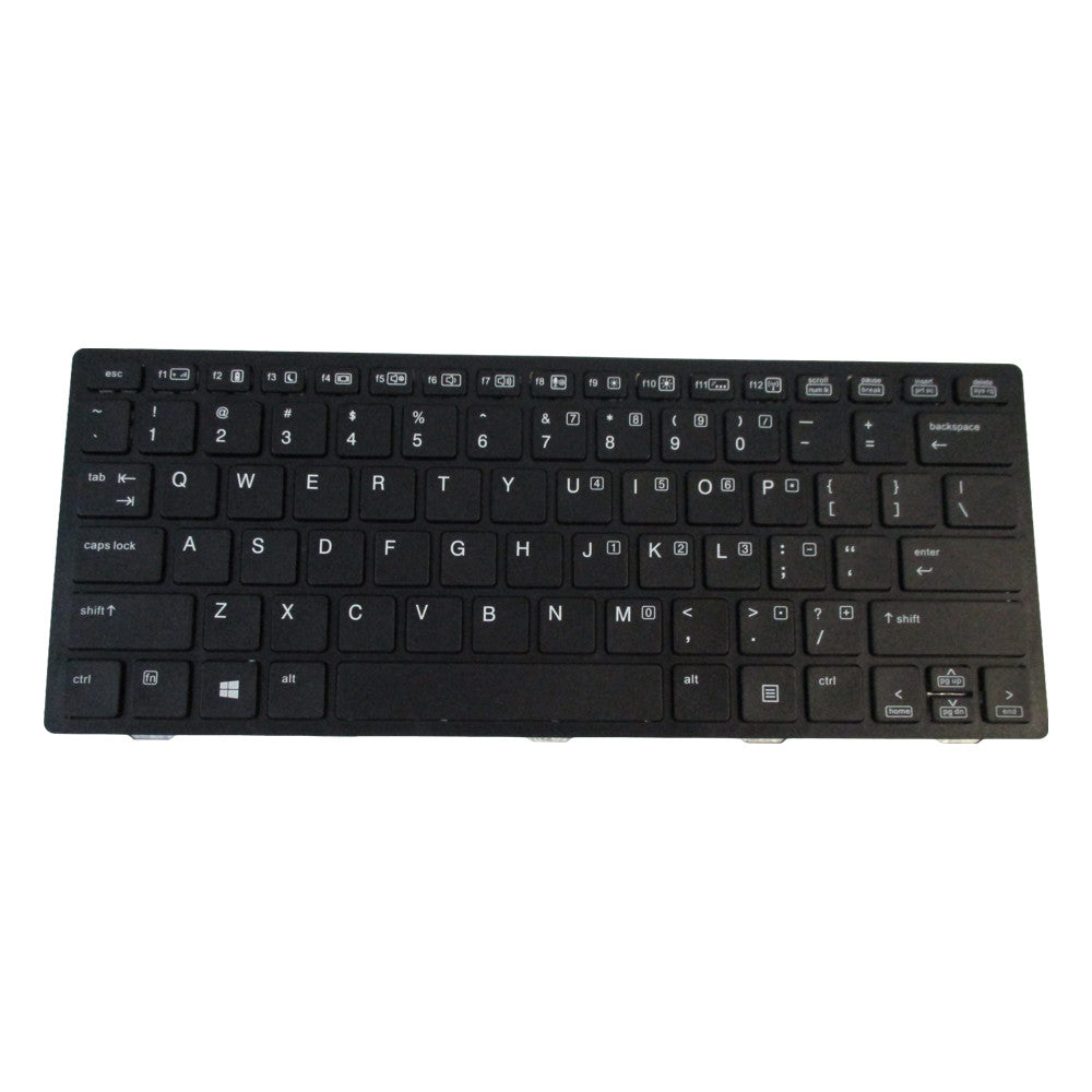 New Black Non-Backlit Keyboard for HP EliteBook 810 G1 810 G2 Laptops - No Pointer
