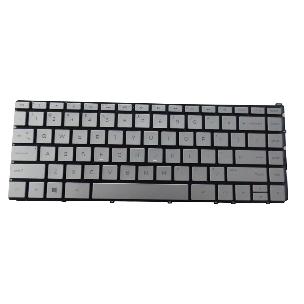 New Silver Backlit Keyboard for HP Spectre 13-W 13T-W Laptops