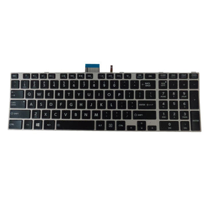New Toshiba Satellite E55-A E55T-A Laptop Silver Backlit Keyboard