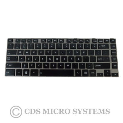 New Toshiba Satellite P845T Silver Backlit Laptop Keyboard