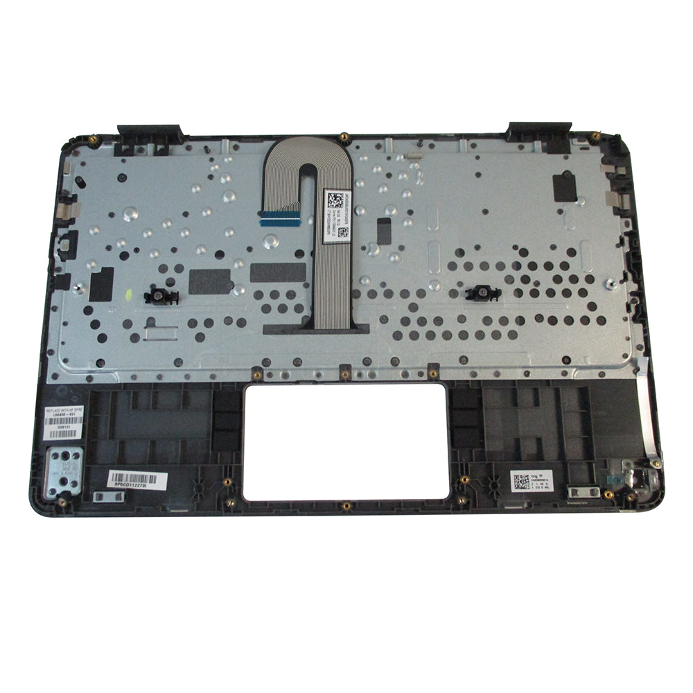 New HP Chromebook 11 G2 EE Palmrest w/ Keyboard & Camera Hole L55802-001
