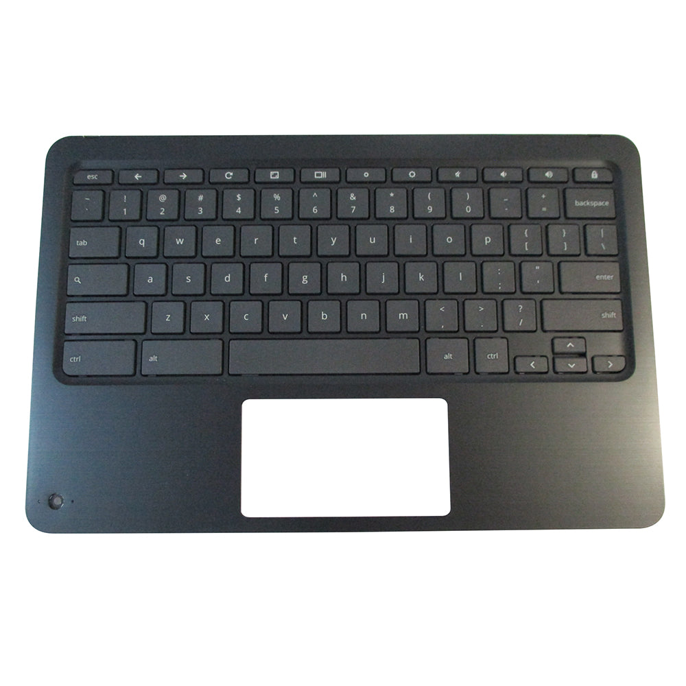 New HP Chromebook 11 G2 EE Palmrest w/ Keyboard & Camera Hole L55802-001