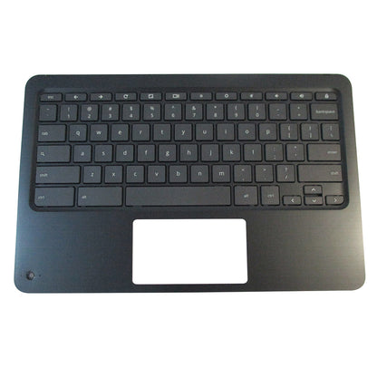 New HP Chromebook 11 G2 EE Palmrest w/ Keyboard & Camera Hole L55802-001