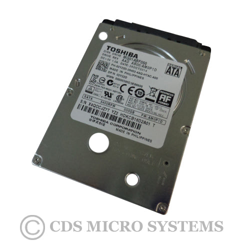 New Toshiba MQ01ABF050 SATA Laptop Hard Disk Drive 500GB 5400RPM 2Y22D