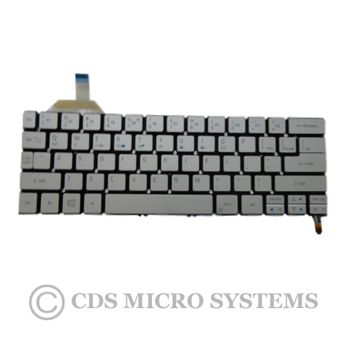 New Genuine Acer Aspire S7-392 Silver Backlit Laptop Keyboard NK.I1113.02L