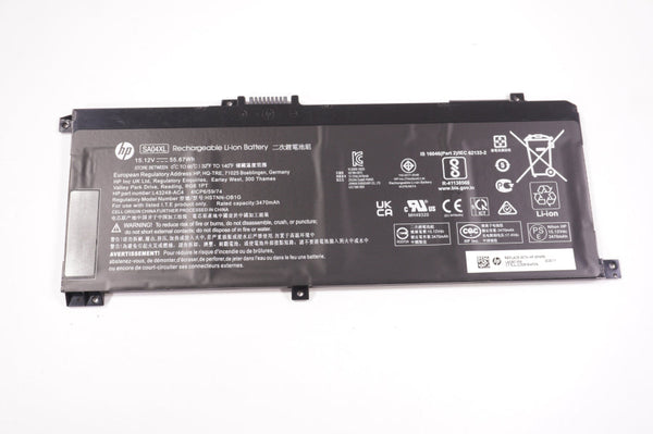 New SA04XL Hp Laptop  55Wh 15.12V 3470 mAh Battery