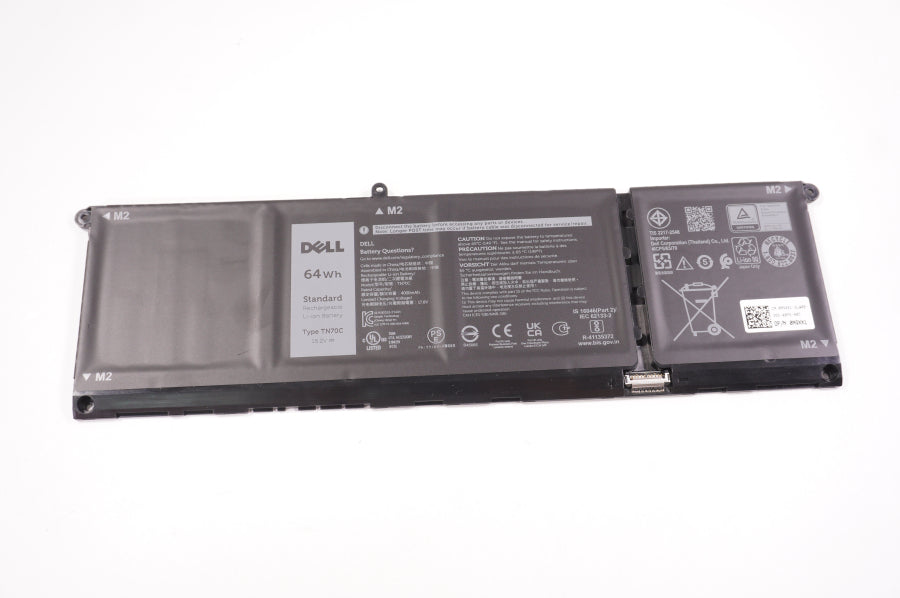 New TN70C Dell Laptop 64Wh 152V 4000mAh Battery