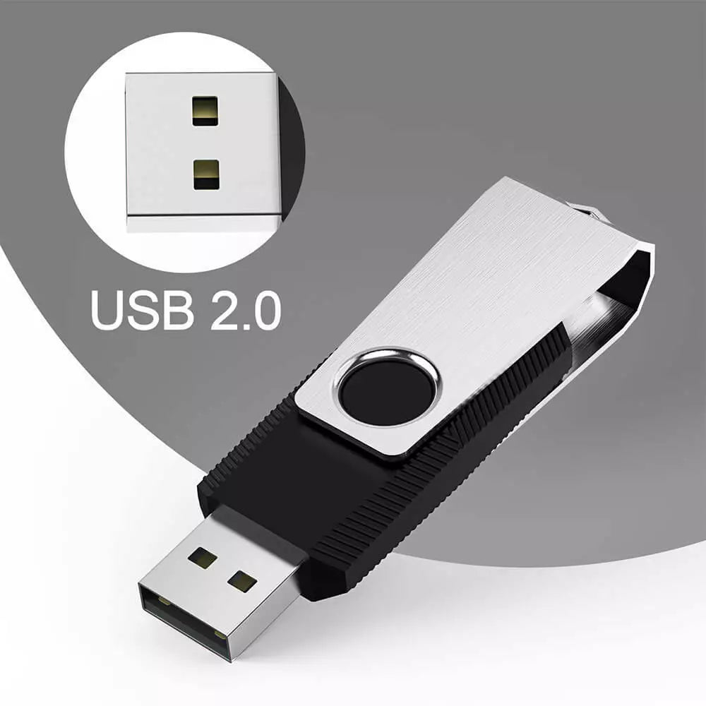 New 128GB USB Flash Drives USB 2.0 Black and Silver - LIQUIDATION SALE
